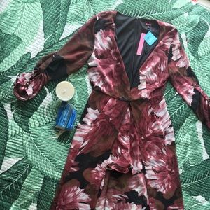 SOLD — Deep V Goddess Maxi Dress